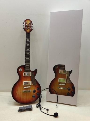 [EAM-ENJ-978] Toy Eletronic Guitar with touch strings and head mic
